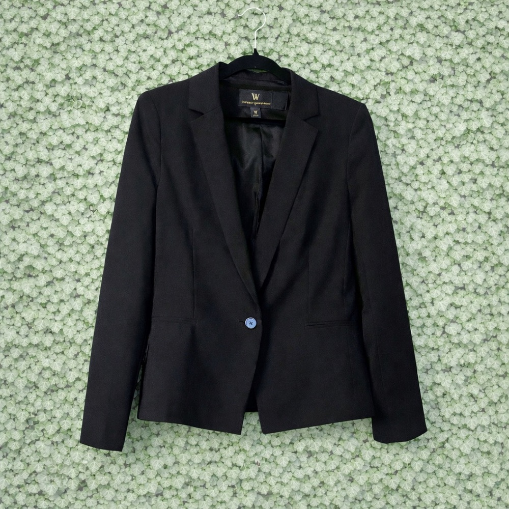 Tailored Black Workwear Blazer | Size 12